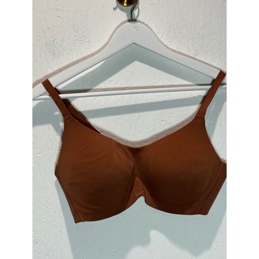 Nike Dri-FIT Alpha High Support Sports Bra Brown A-B Cup Large DM0526-275